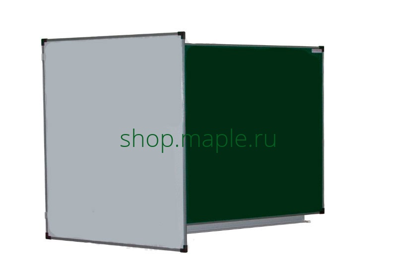 Картинка Доска 2-элементная для мел/маркер 2250x1000x10 мм., слева