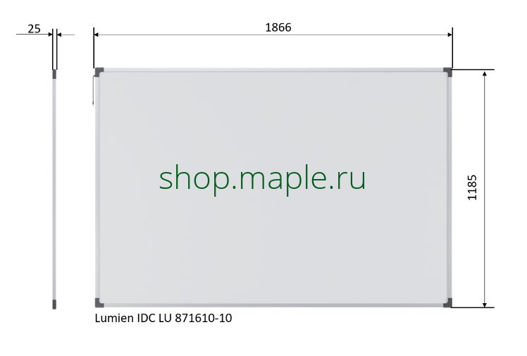 Картинка Интерактивная доска LUMIEN 871610 87", 10 касаний