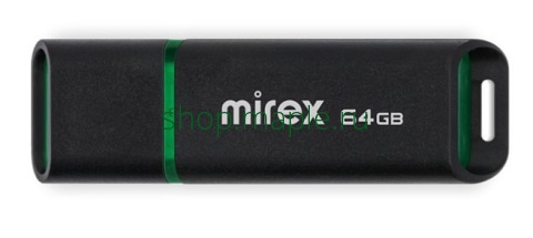 Картинка Накопитель USB 64Gb Mirex SPACER, USB2.0, чёрная