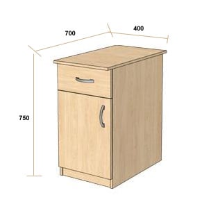 Картинка Тумба 400*700*750, ЛДСП