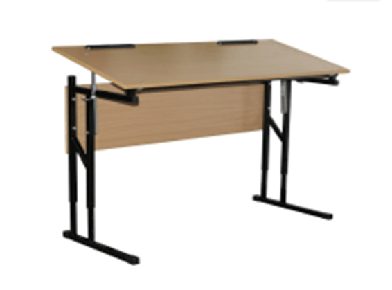 Картинка Стол ученический 2-мест. рег. 3-5 гр. наклон столешницы