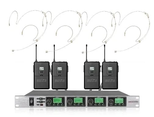 Картинка Радиосистема NOIR-audio U-5400-4HS4, петличный