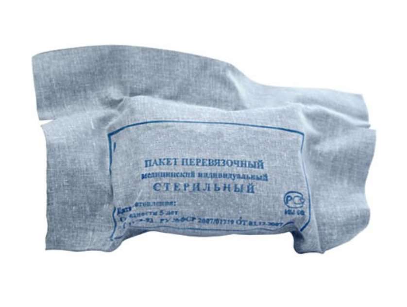 Картинка Индивидуальный перевязочный пакет ИПП-1
