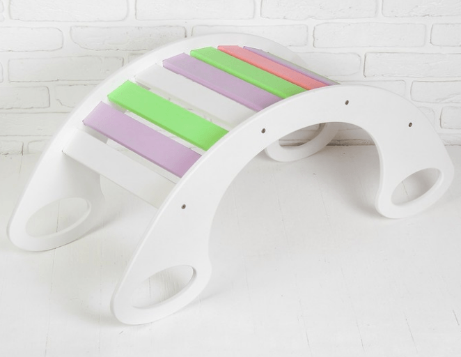 Картинка Горка-качалка, разноцветная