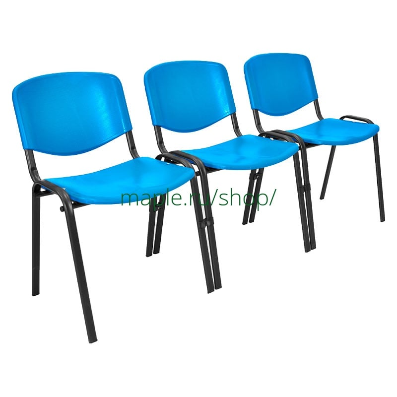 Картинка Секция из 3-х стульев Персона 3П, м/к черн.