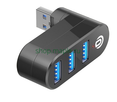 Картинка USB - Xaб Dream A6 3USB черный
