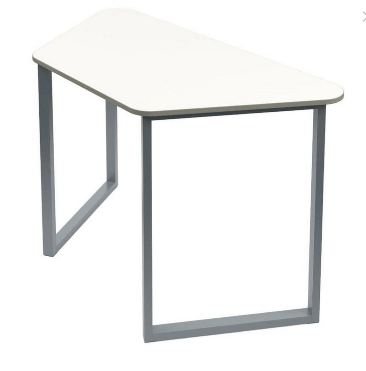 Картинка Стол Трапеция 1200/600*520*16мм нерегулируемый 6гр.р. На квадратных опорах