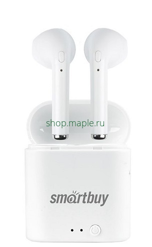 Картинка Bluetooth наушники SmartBuy i7 TWS Mini белые