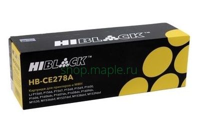 Картинка Картридж HP CE278A/Canon728, Hi-Black