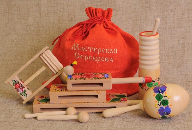 Картинка Комплект инструментов Забава с росписью